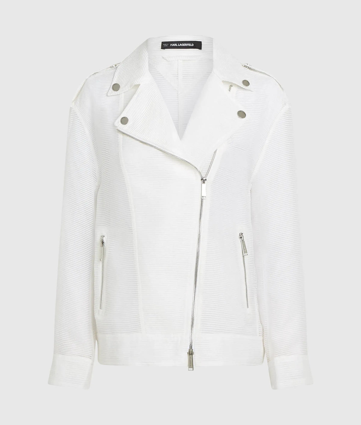 Organza biker jacket