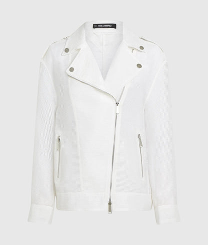 Organza biker jacket