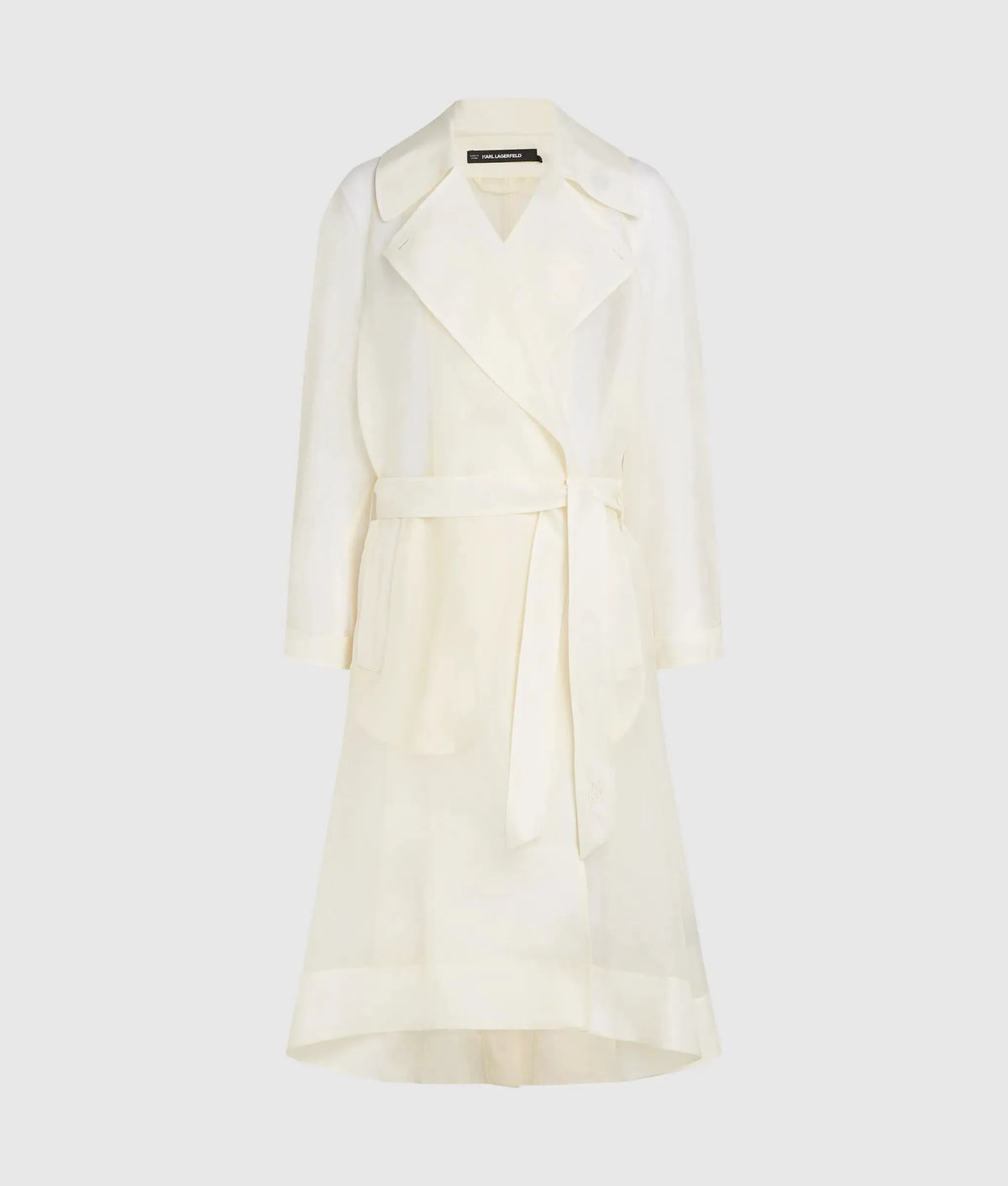 Organza trench coat