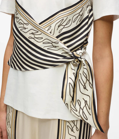 Scarf print T-shirt