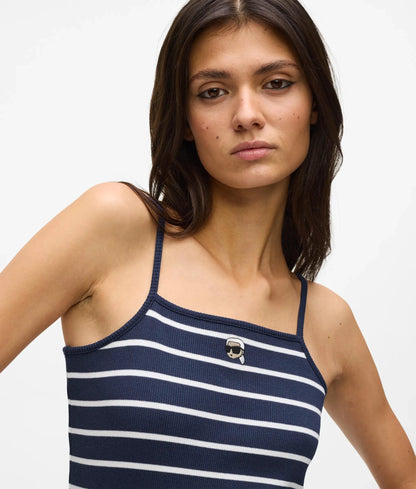 Ikon striped tank top