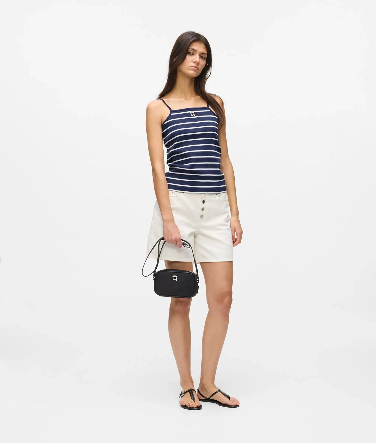 Ikon striped tank top