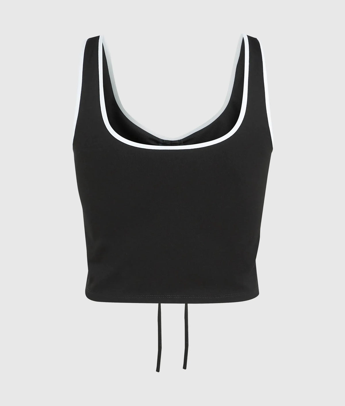 V-neck ruched tank top