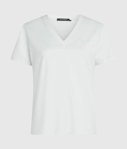 Signature V-neck T-shirt