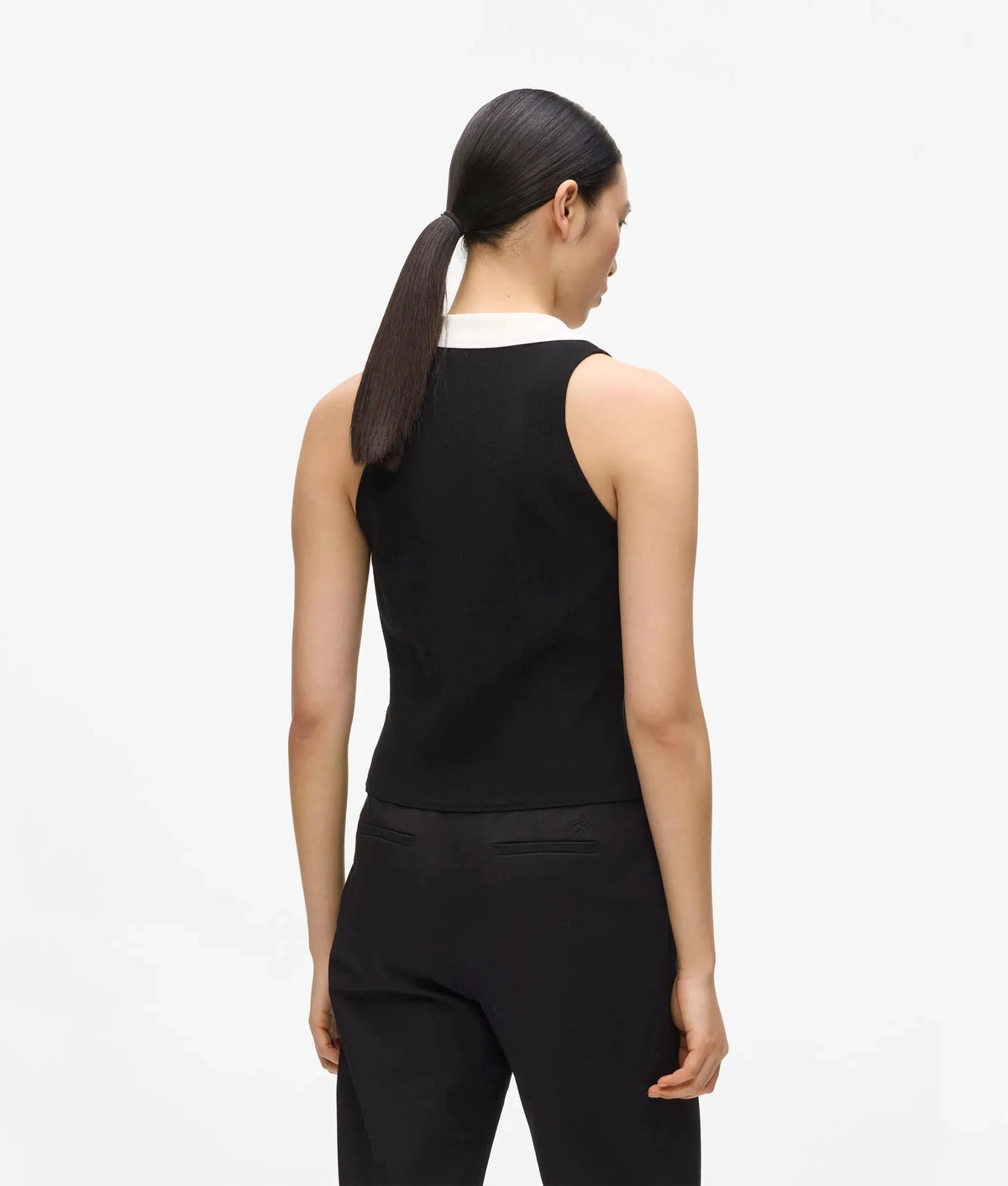 Tailored knit top