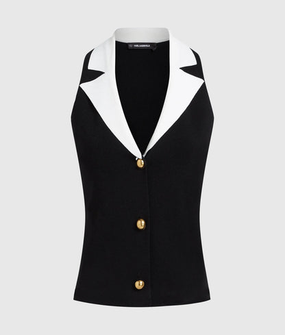 Tailored knit top