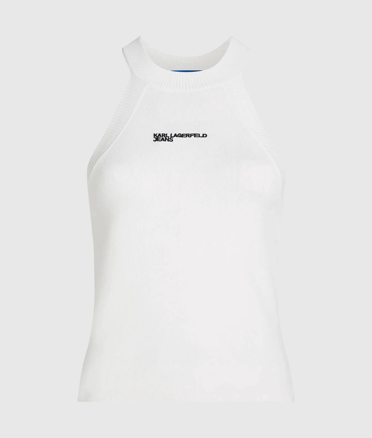 Knitted racer tank top