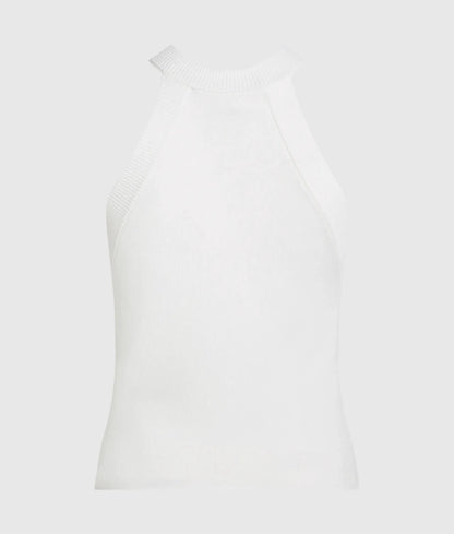 Knitted racer tank top