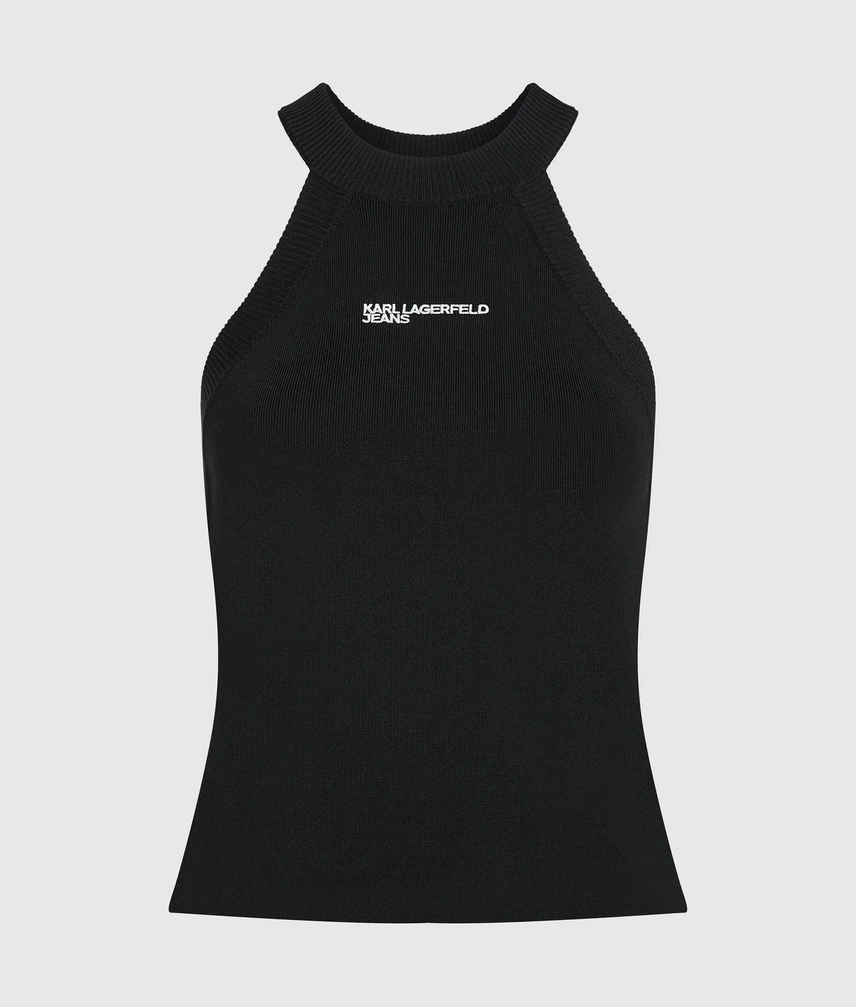 Knitted racer tank top
