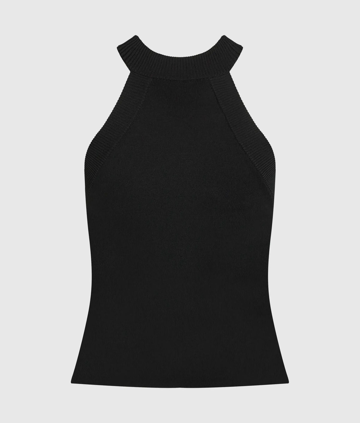 Knitted racer tank top