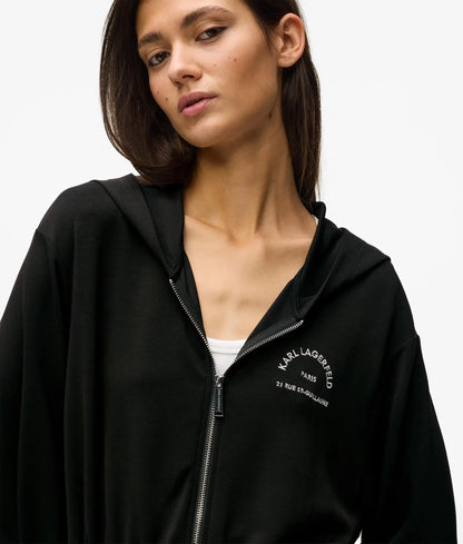 Rue St-Guillaume zip-up hoodie