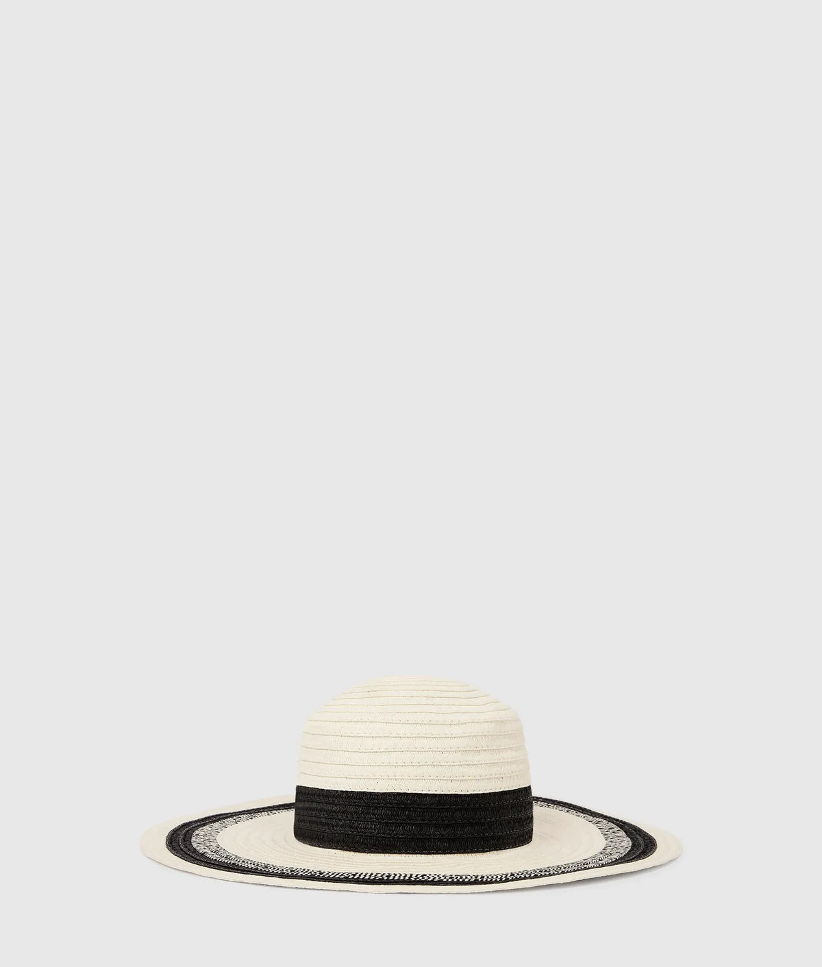 K/Signature stripe logo sun hat