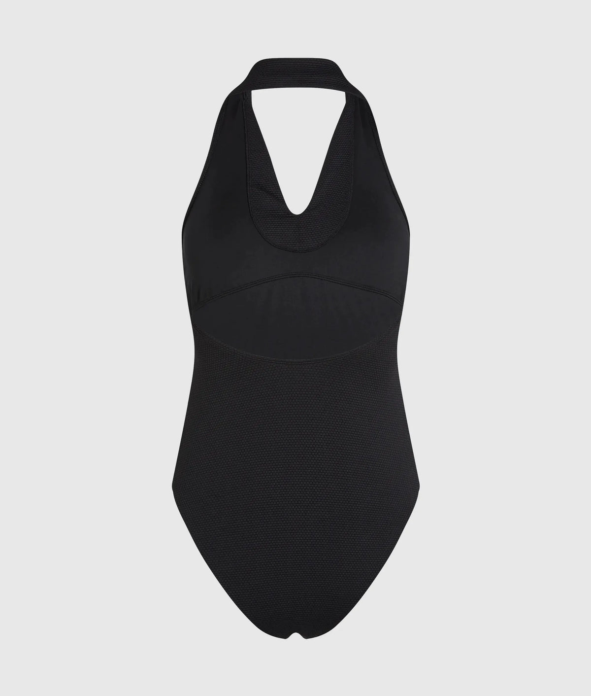 Collar detail swimsuit