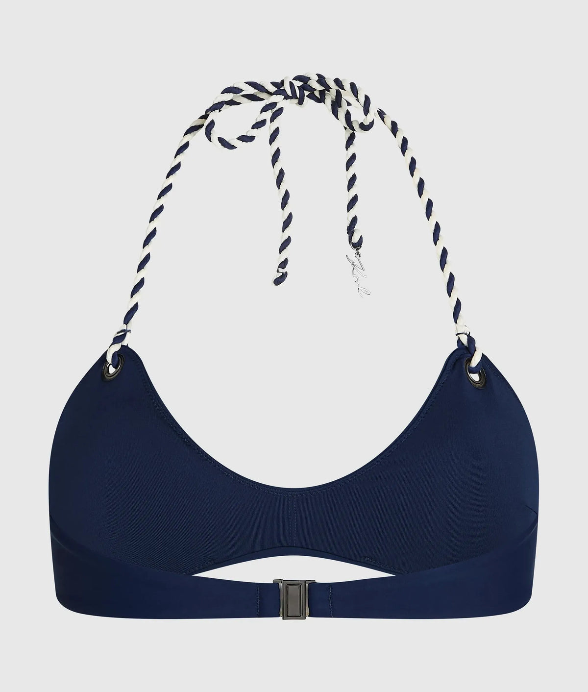 Signature nautical bandeau bikini top