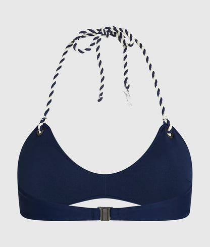 Signature nautical bandeau bikini top