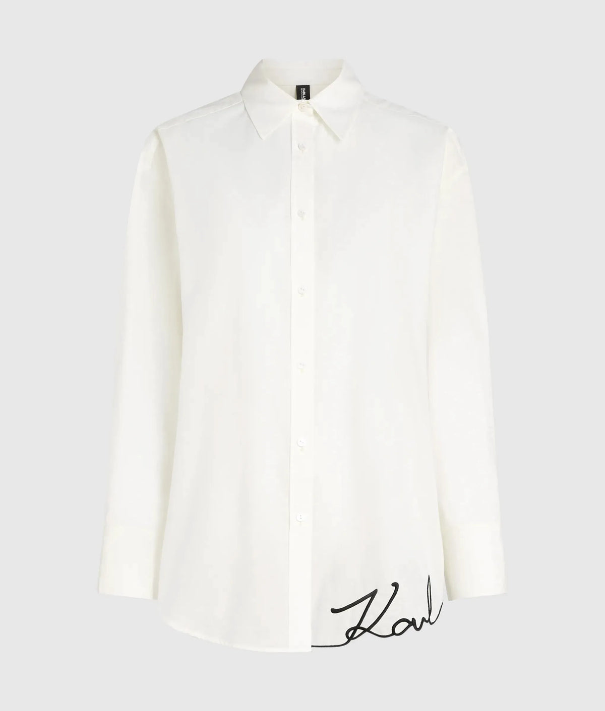 Signature oversized beach shirt