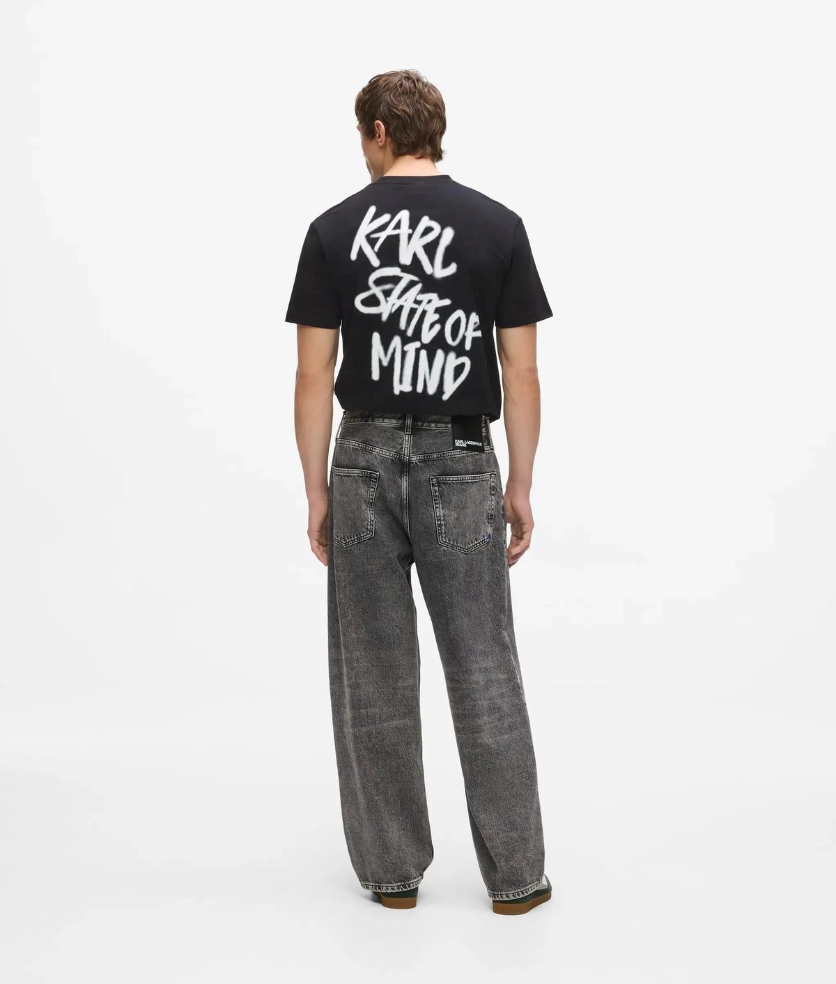 Baggy dark gray jeans
