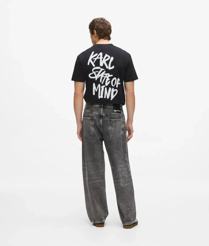Baggy dark gray jeans