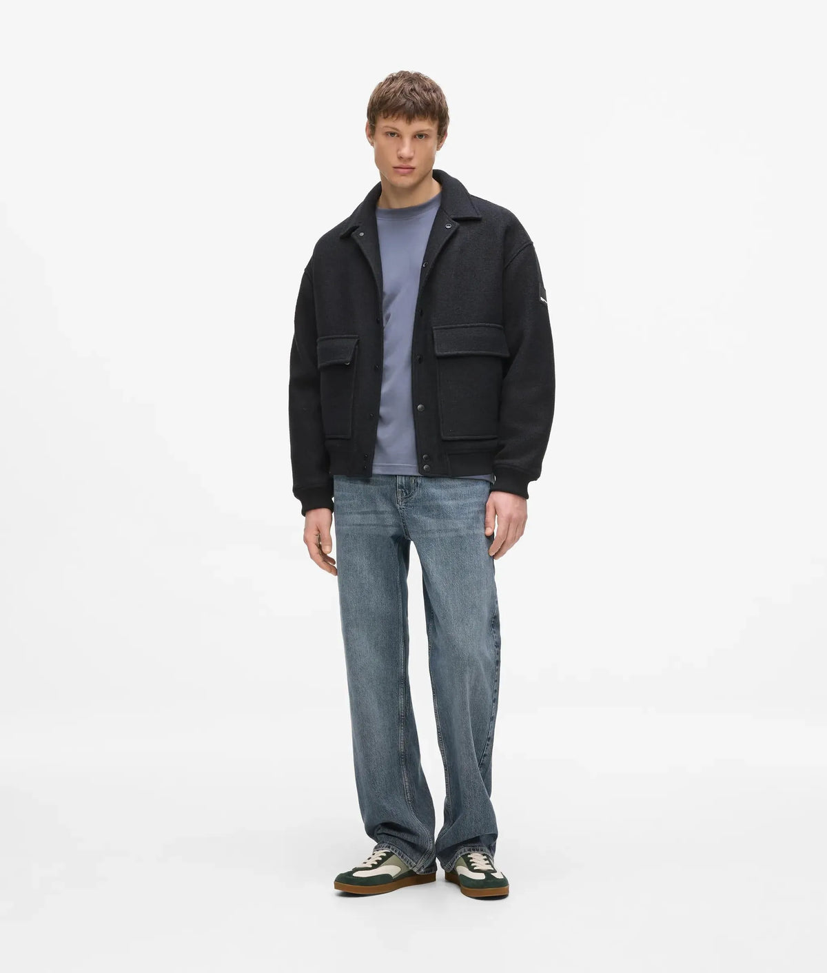 Baggy tinted jeans