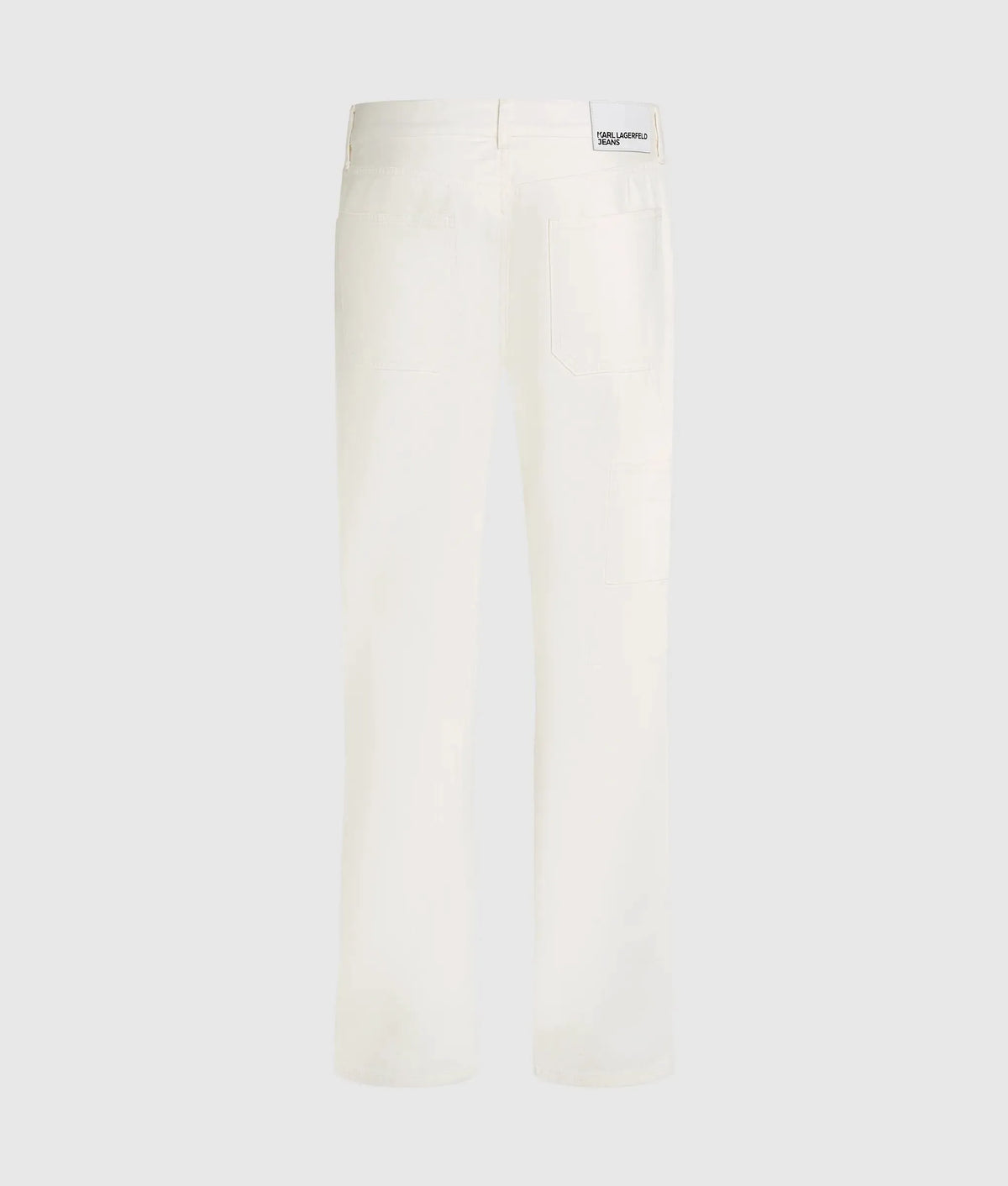 White straight carpenter jeans