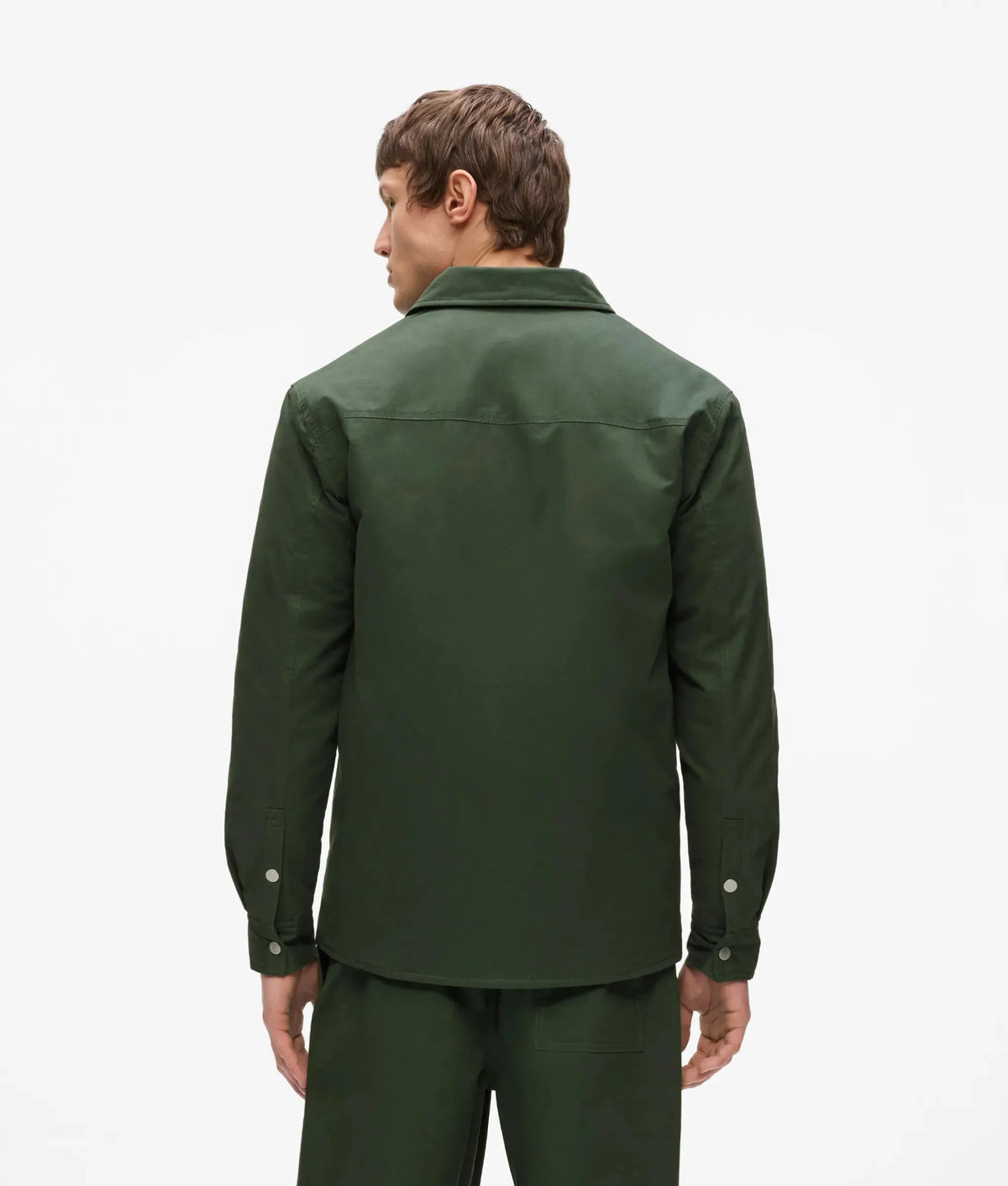 Lightly padded shirt jacket