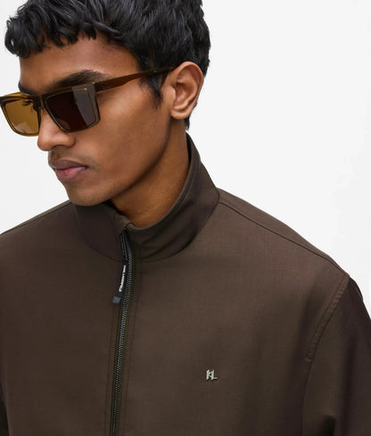 Lightweight wool‑blend jacket