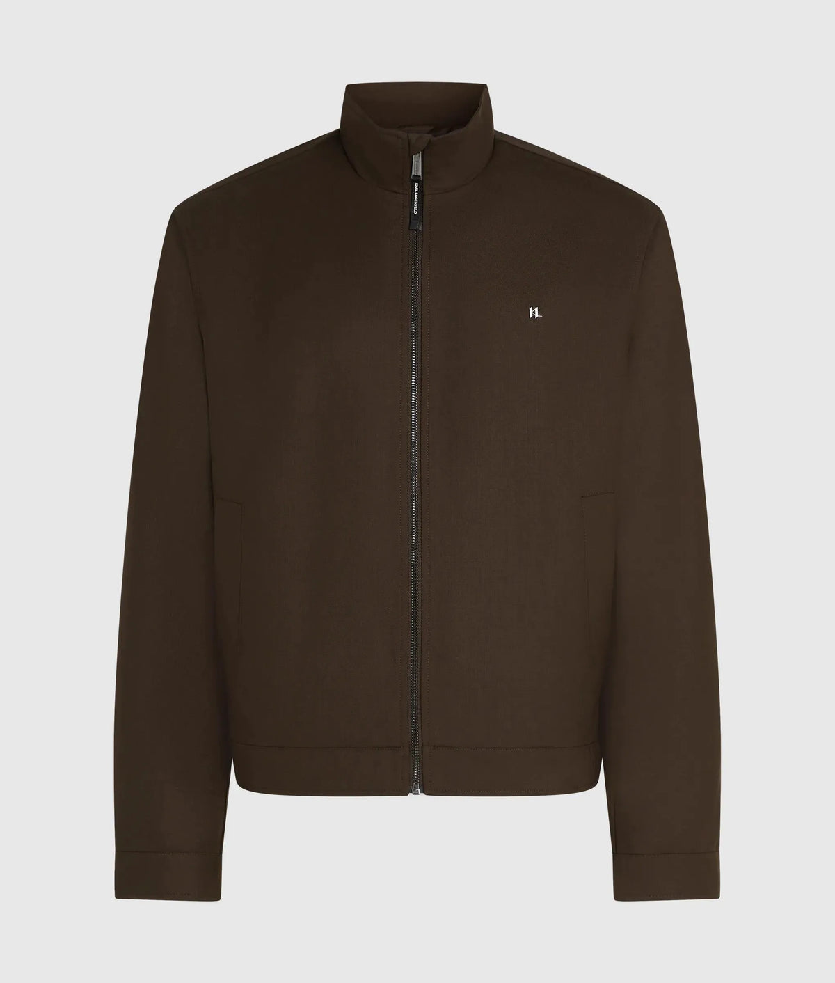 Lightweight wool‑blend jacket