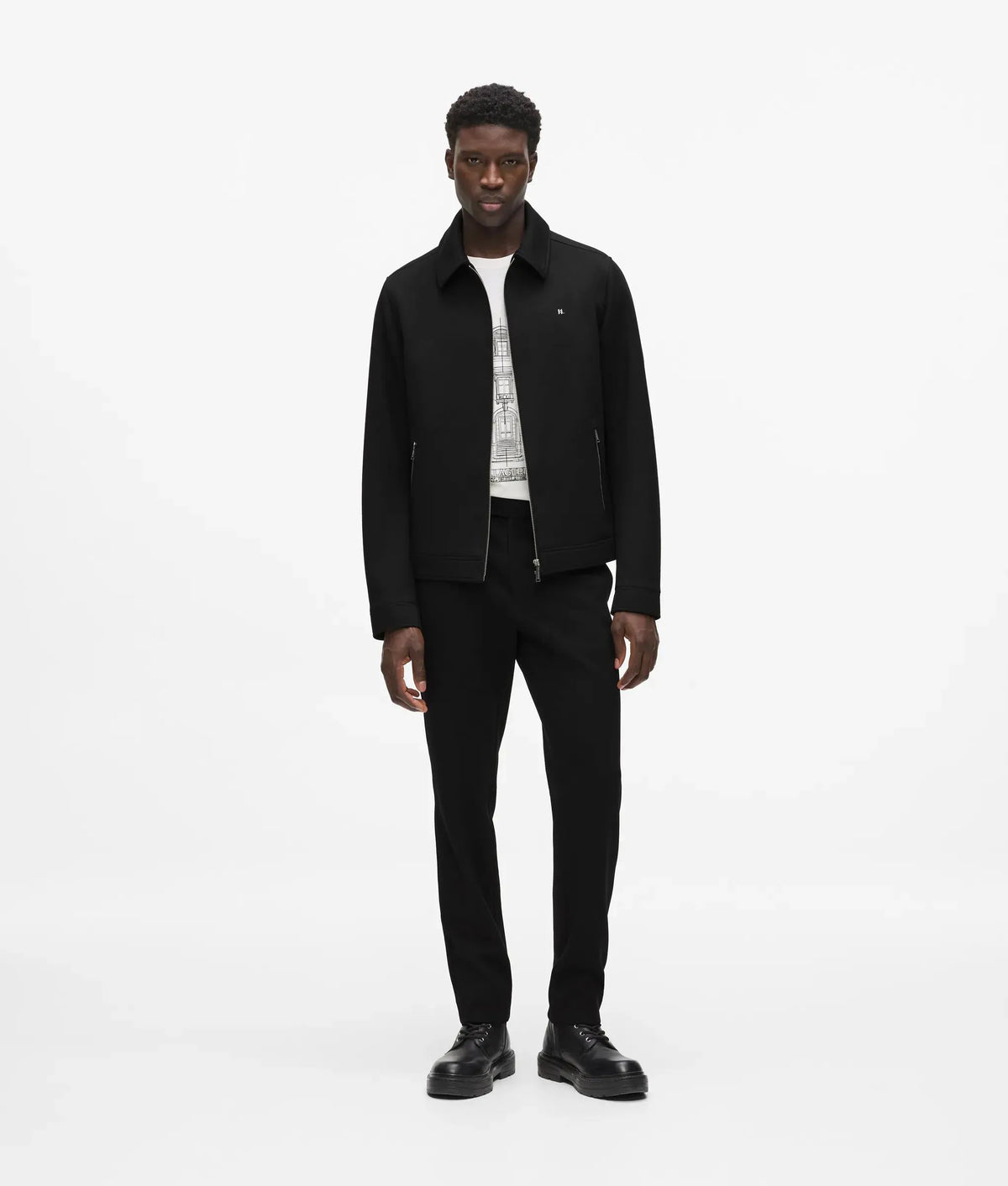Zip-up punto jacket