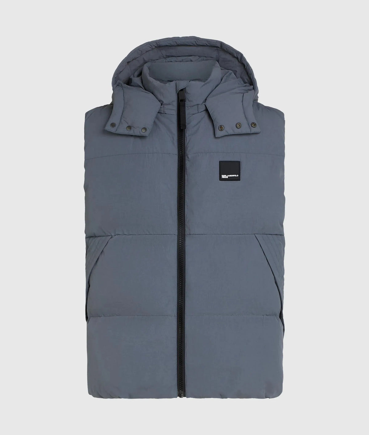 Hooded puffer vest