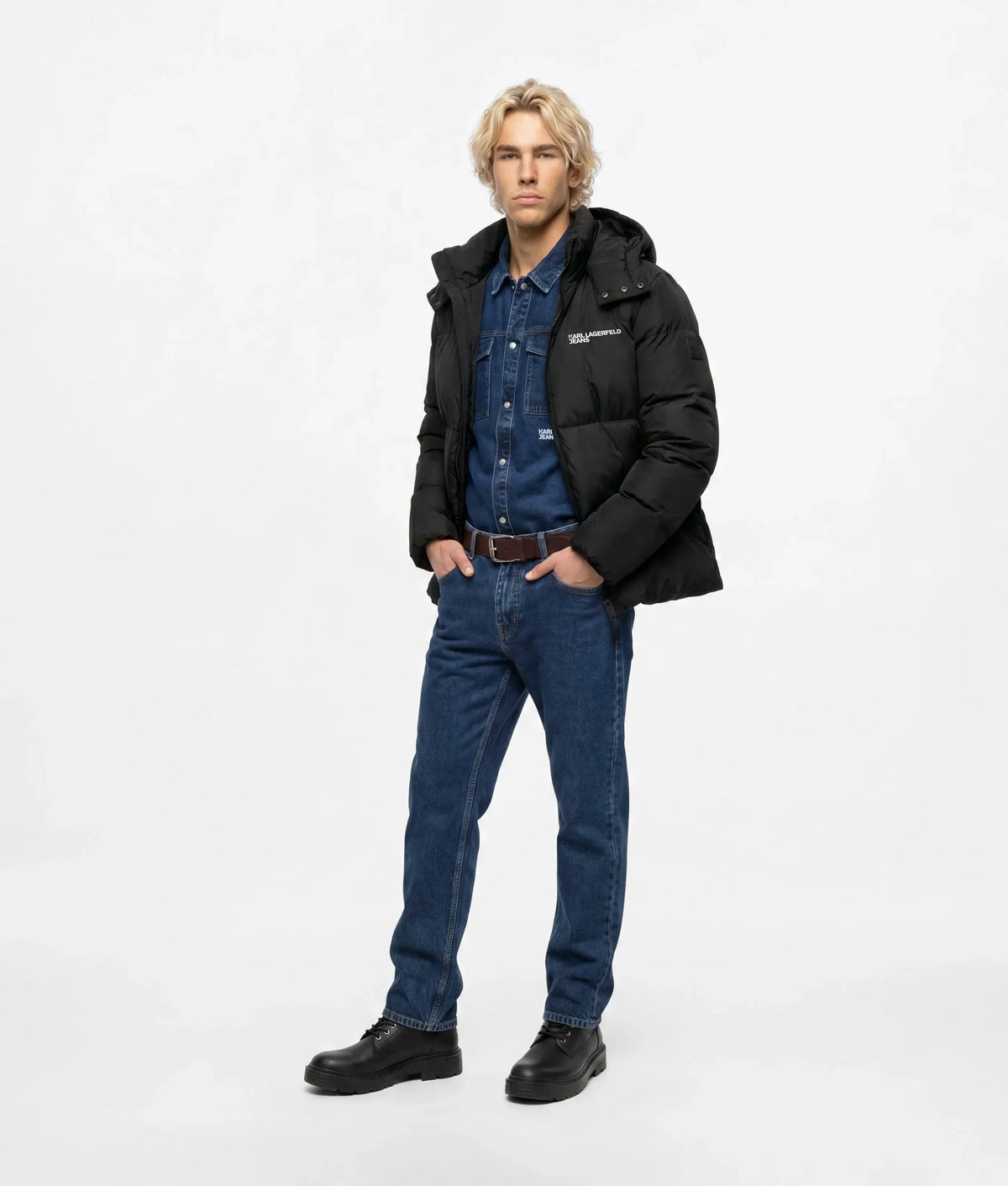 Hooded puffer jacket