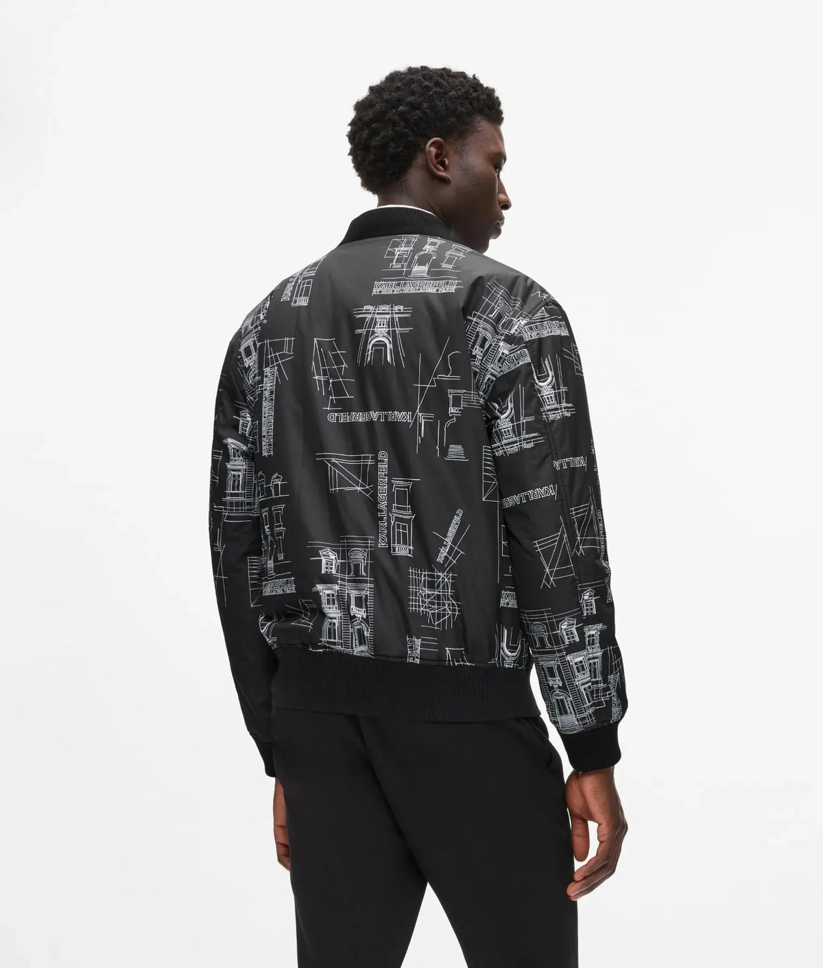 Reversible Maison de Karl bomber jacket