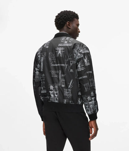 Reversible Maison de Karl bomber jacket