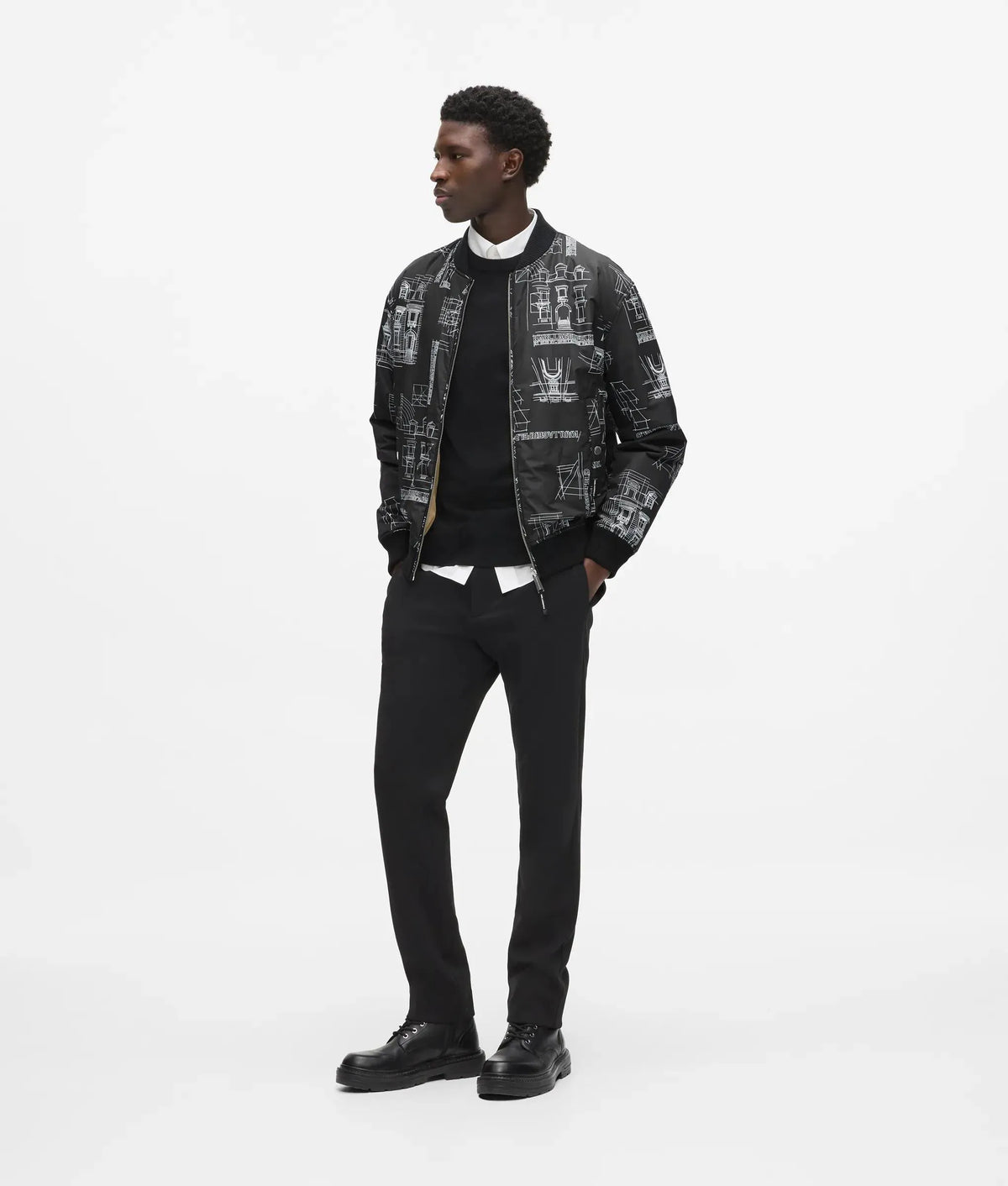 Reversible Maison de Karl bomber jacket