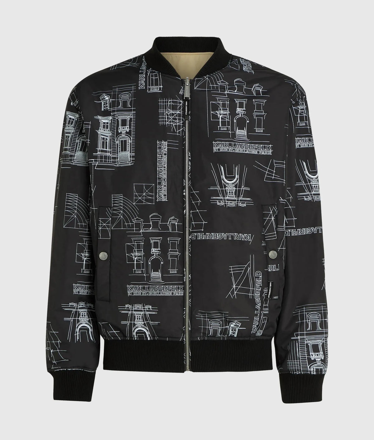 Reversible Maison de Karl bomber jacket