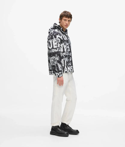 All-over logo padded jacket