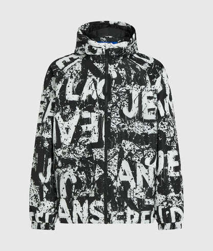 All-over logo padded jacket