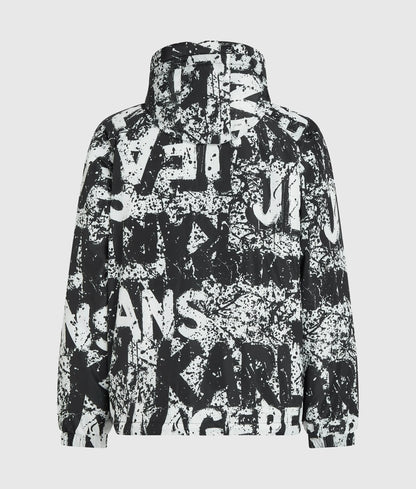 All-over logo padded jacket