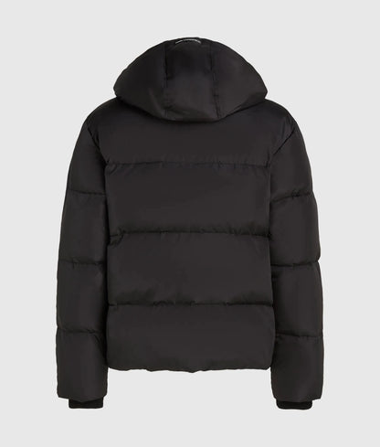 Short hooded puffer jacket