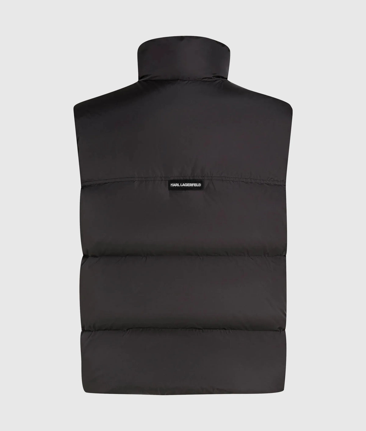 Logo patch puffer gilet