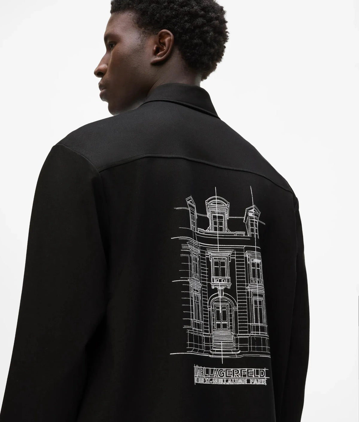 Maison de Karl jersey overshirt