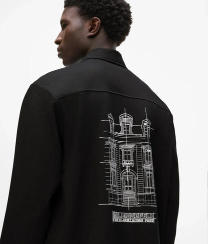 Maison de Karl jersey overshirt