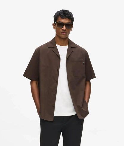 Short‑sleeved bowling shirt