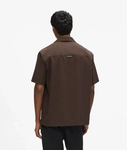 Short‑sleeved bowling shirt