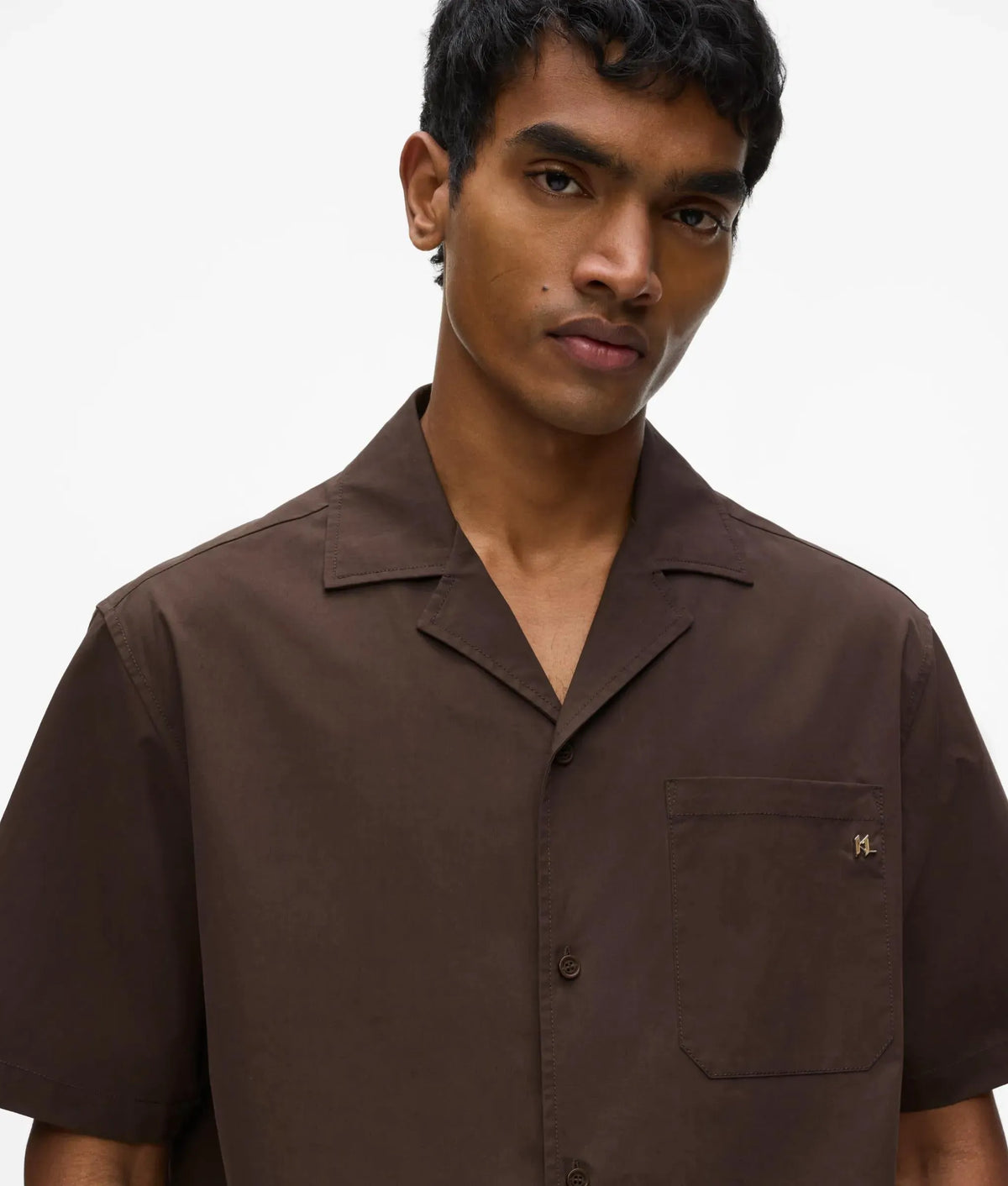 Short‑sleeved bowling shirt