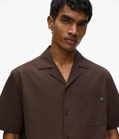 Short‑sleeved bowling shirt