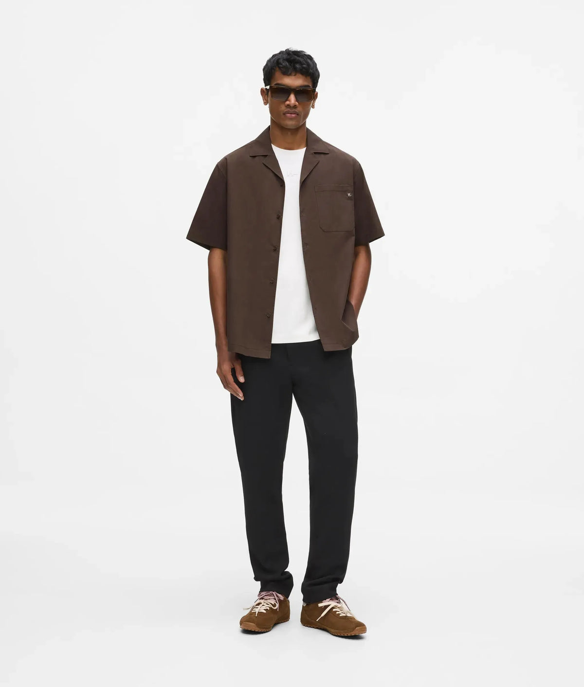 Short‑sleeved bowling shirt