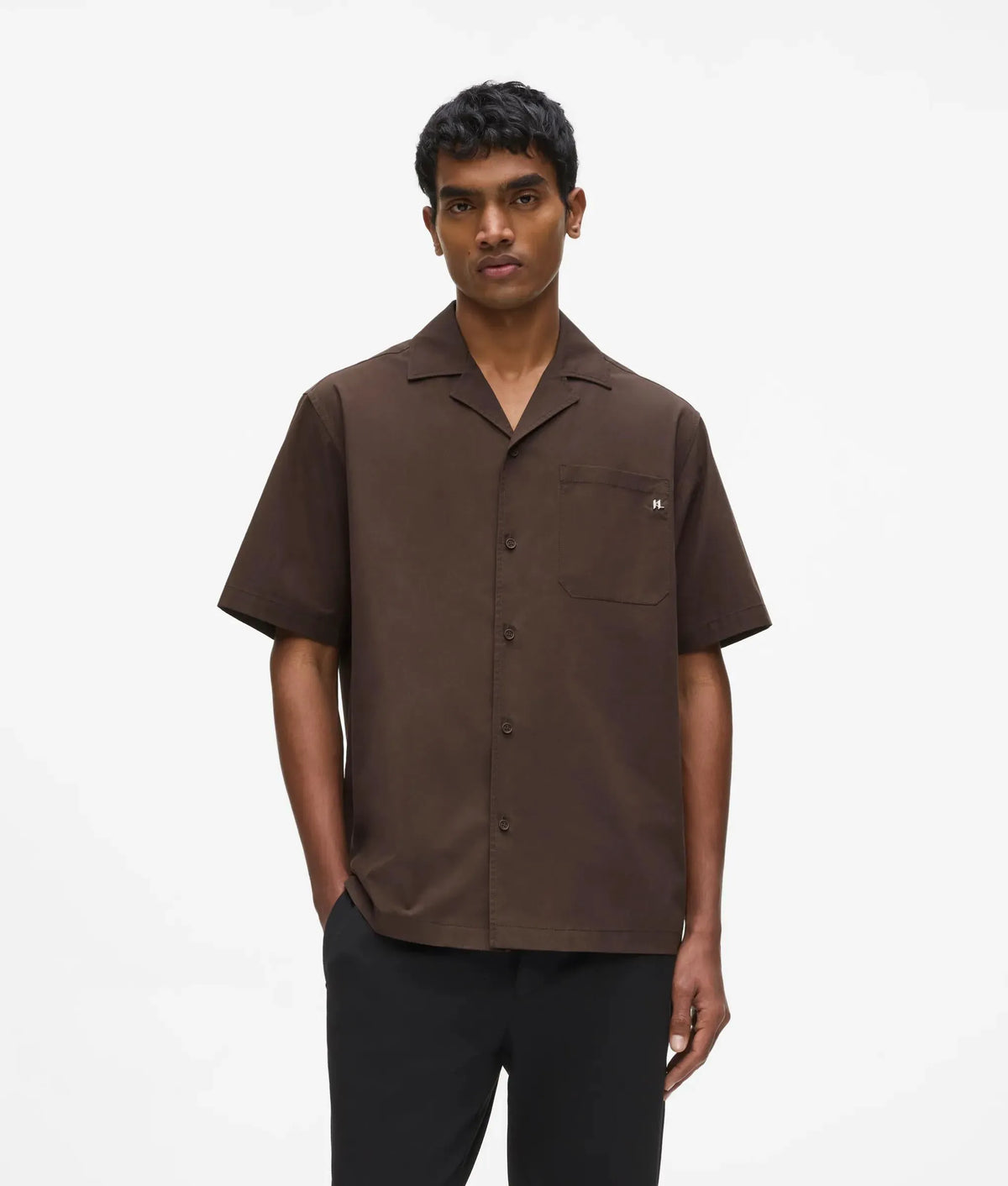 Short‑sleeved bowling shirt