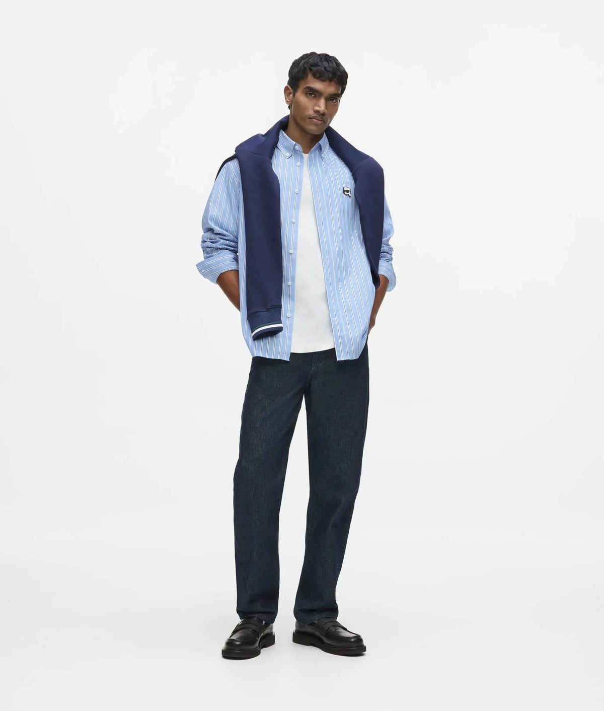 Ikon stripe relaxed shirt