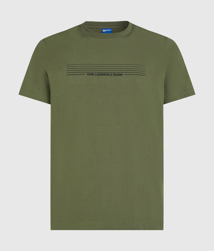 Slim striped logo T-shirt