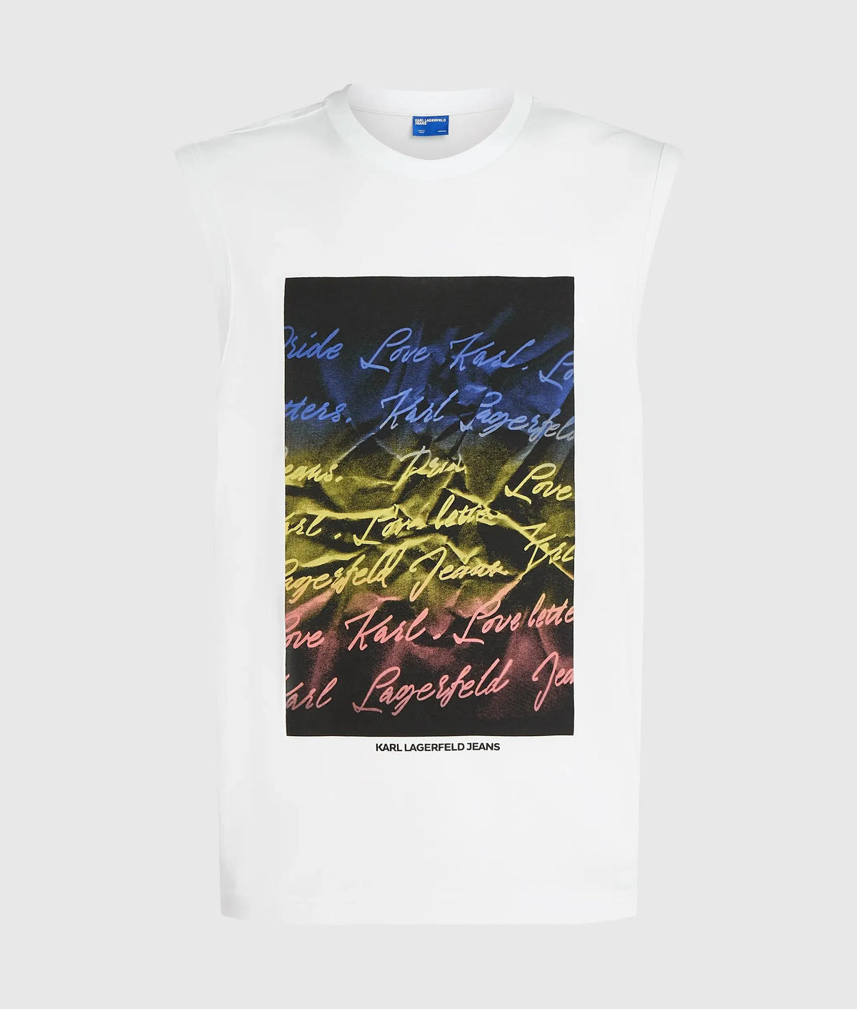 Karl love letter tank top